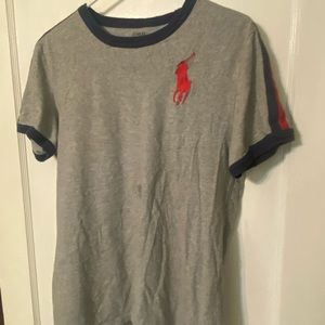 Grey polo shirt